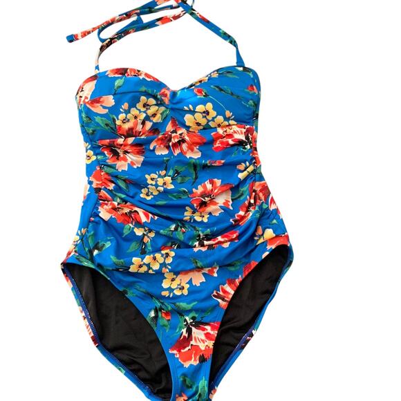 Lauren Ralph Lauren One Piece Women's Size 6 Colorful Haviana Floral Underwire - Picture 2 of 6